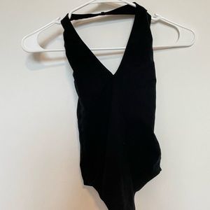 American Apparel Cotton spandex halter bodysuit size XS